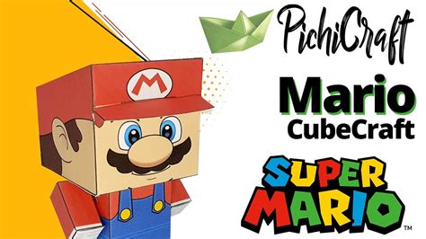 Papercarft Mario 🚀 Mario Bros 🎮 Cubecraft 2021 3d 💎🇻🇪🔥 Youtube