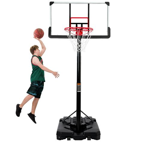 44 Portable Basketball Hoop For Indoor Outdoor Height Adjustable