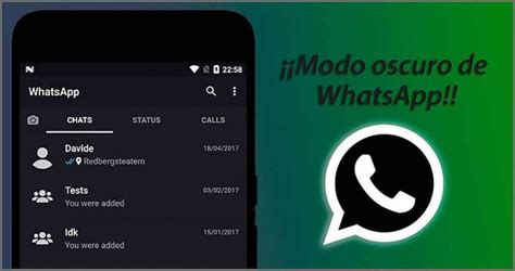 🥇 Cómo Activar El Modo Oscuro De Whatsapp