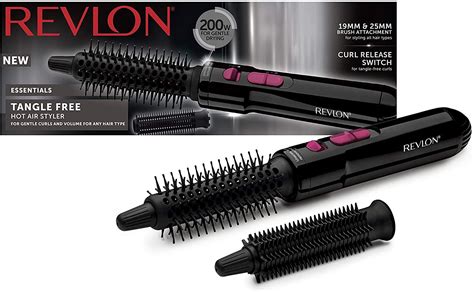 Revlon Essentials Hot Air Hair Styler Curler Dryer Brush Gentle Curls