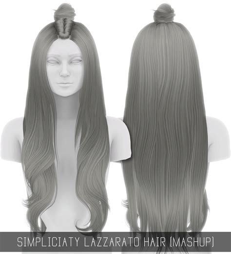 Sims 4 Hairs Simpliciaty Lazzarato Hair Mashup