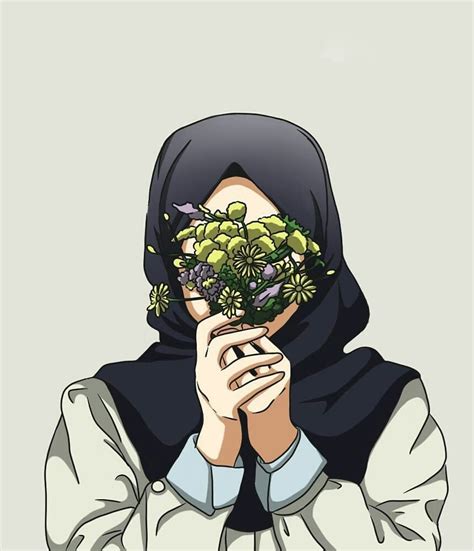 Girl Hijab Cartoon Wallpaper Hd Search Image