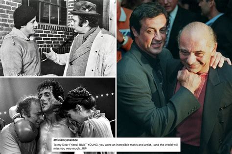 Sylvester Stallone Pays Tribute To Late Rocky Actor Burt Young