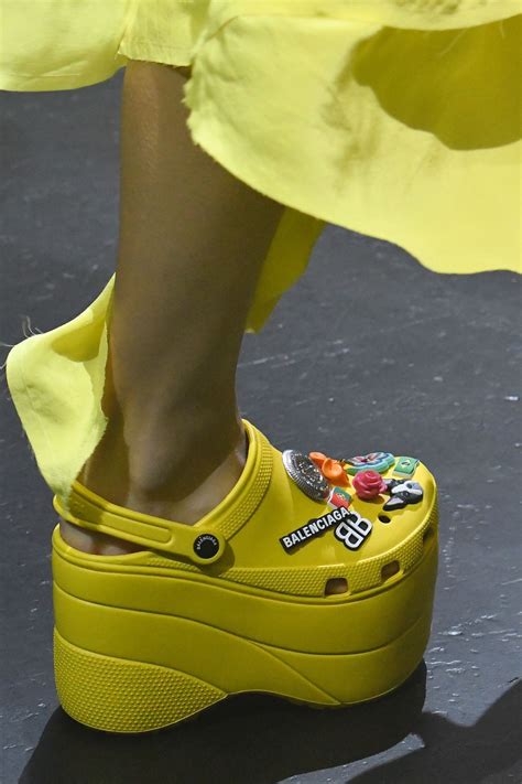 There is a pair of crocs for most every occasion: Balenciaga Introduces Platform Crocs for Spring | Platform ...