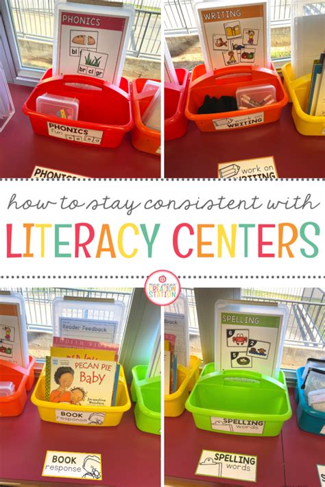 The Best Way To Have Consistent Literacy Centers Mrs Jones Creation Station