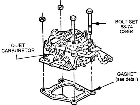 Carburetor Mounting Diagram View Chicago Corvette Supply
