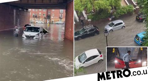 Flash Floods Submerge London Streets As Storms Batter Britain News On