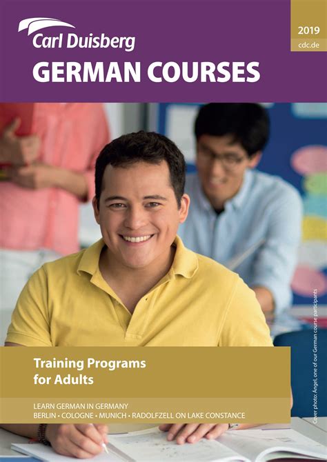 German Courses 2019 Brochures Training Programs Munich Index