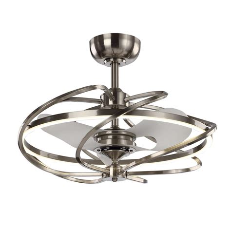 Ceiling fans may still be notorious for being eyesores, but plenty of models now exist without the gaudy candelabra lights and annoying pull chains. Modern Ceiling Fan with LED Lights 27 Inch Contemporary ...