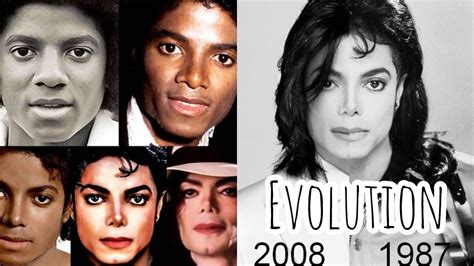 Michael Jackson Face Evolution All Eras Music 1080p Youtube