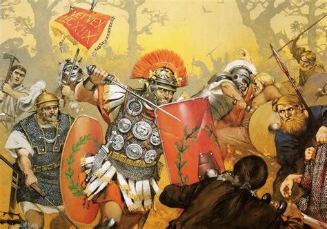 Battle Of The Teutoburg Forest Gtrmany Autumn 9 Ad Military Art