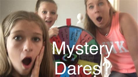 Wheel Of Dares With Mom Youtube