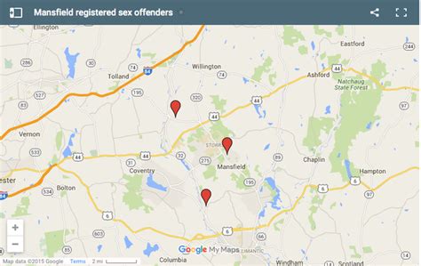 Sex Offender Map Mansfield Storrs Homes To Be Aware Of This Halloween