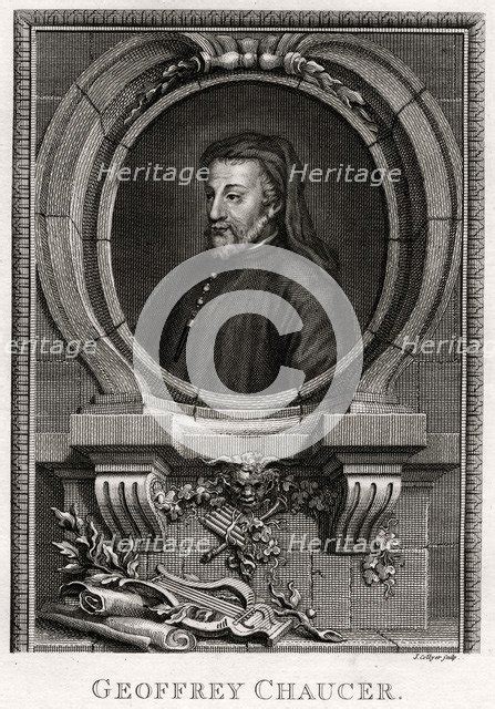 Geoffrey Chaucer 1774 Artist J Collyer 1147929