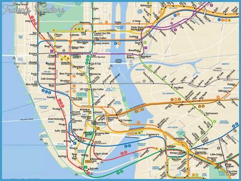 York Subway Map Travelsfinderscom