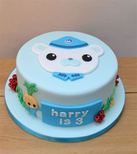 Octonauts To Your Stations Captain Barnacles Cake With Tunip The