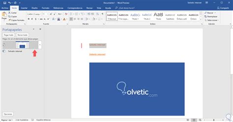 Cómo cortar copiar y pegar Word Solvetic