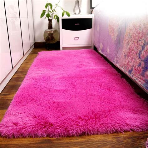 Buy 15 colors thick plush artificial wool carpet bedroom living room windows fur rug pad modern sofa soft rug tapetes customized at shopsoler.com! Fluffy Rugs Anti Skiding Shaggy Area Rug Dining Room ...