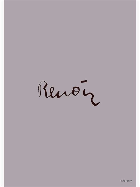 Renoir Signature Spiral Notebook For Sale By Strunz Redbubble