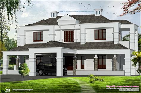 2600 Sqfeet Villa Exterior Kerala Home Design And Floor Plans 9k