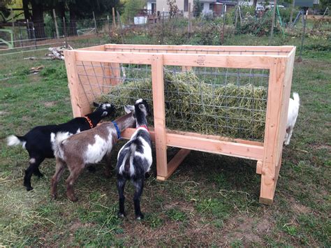 Homemade Goat Feeders For Sale In 2024 Goat Hay Feeder Hay Feeder Goats