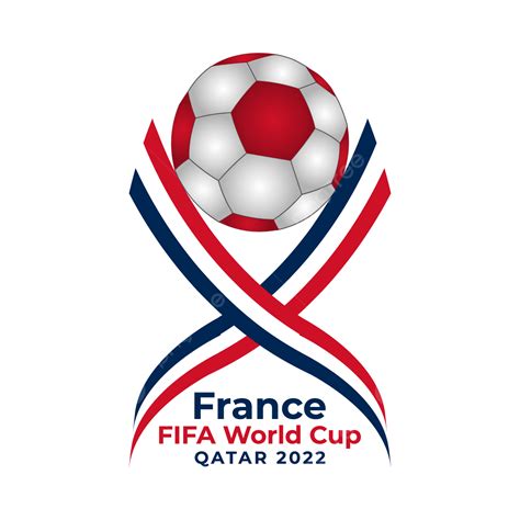 Elegant Fifa World Cup 2022 France Team Flag With Football Vector