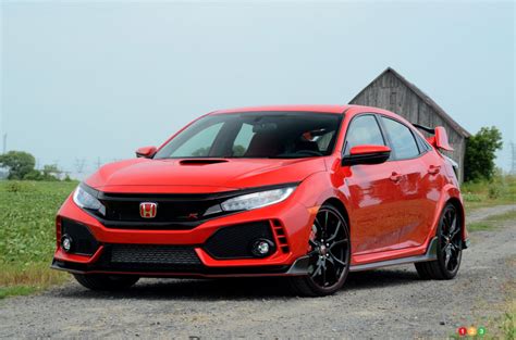 The civic uses a new power steering rack that changes ratio for better response in corners or calmer behavior at highway speeds. 2018 Honda Civic Type R Review | Car Reviews | Auto123