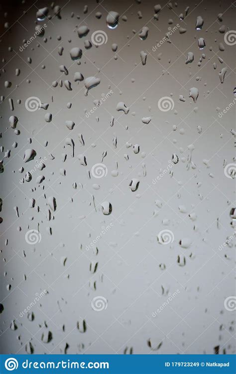 rain drops or condensation on the glass stock image image of texture rain 179723249