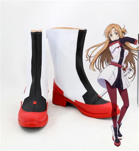 Sao Sword Art Online Yuki Asuna Yuuki Asuna Cosplay Boots Japanese