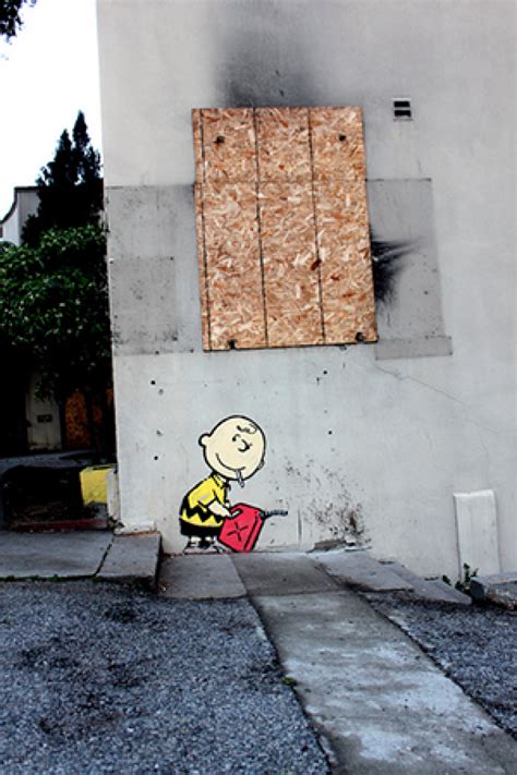 Banksy At Los Angeles By Banksy The Strength Of Architecture From 1998