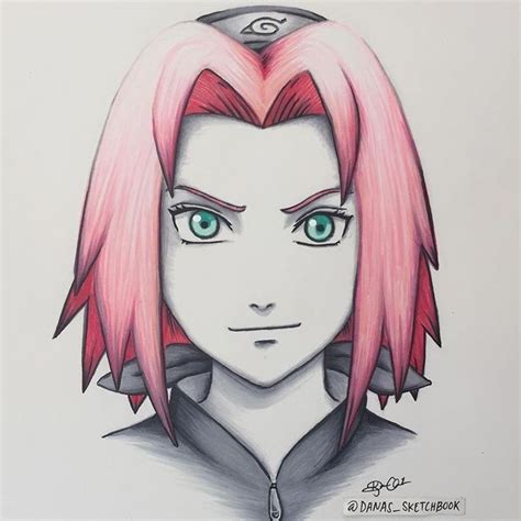Pin De Camellia En Sakura Haruno En 2020 Dibujos De Naruto Faciles