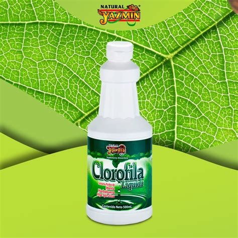 Clorofila L Quida Ml Con Espirulina Natural Yazmin