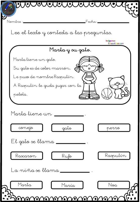 Nuevas Fichas De Comprensión Lectora Imagenes Educativas Spanish