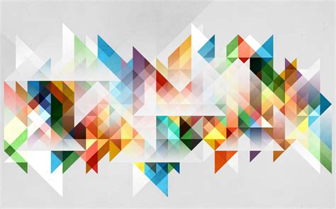Geometric Triangle Wallpaper Wallpapersafari