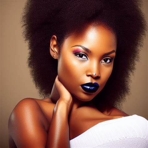 Beauty Black Woman Tribe Graphic · Creative Fabrica
