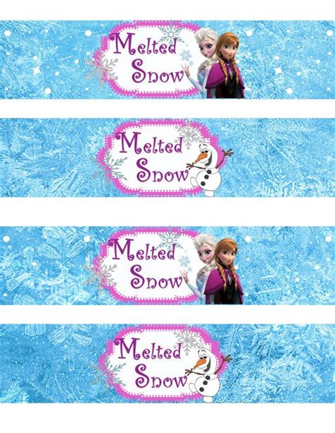 Free Frozen Printables For Birthday Parties
