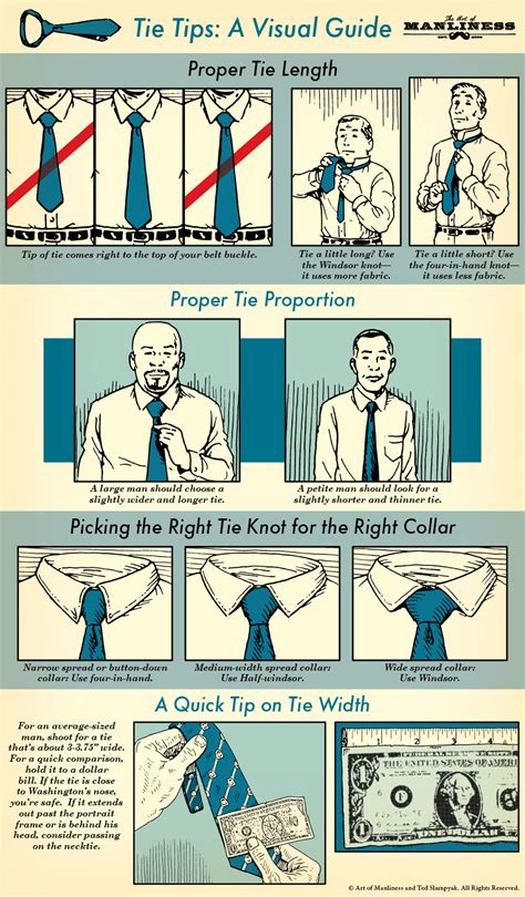 Necktie Tips For Men An Illustrated Guide The Art Of Manliness