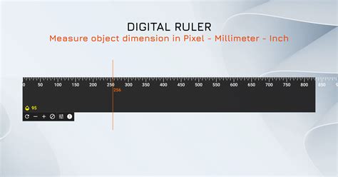 Pixel Ruler Measures Distance Of Objects On Screen