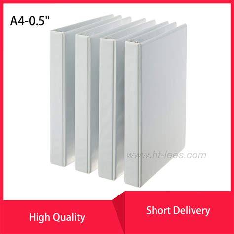 China 4 D Ring Binder Paper File Folder A4 Size 05 16mm White