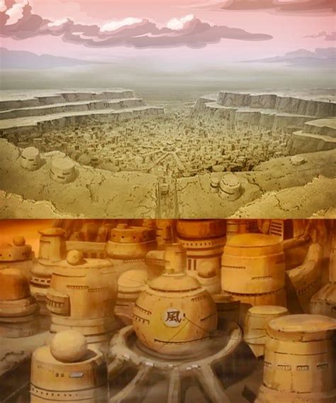 Hidden Sand Village Poster Sunagakure Naruto Gaara Anime Naruto