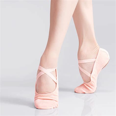 Elastic Canvas Ballet Shoes Soft Spit Sole Ballet Slippers Ballerina