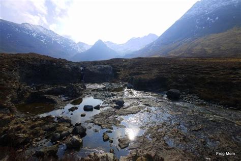 Beautiful Cuillin Hills As A Backdrop For The Fairy Pools In Glen