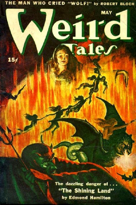 Weird Tales May 1945 Pulp Fiction Art Horror Fiction Horror Comics