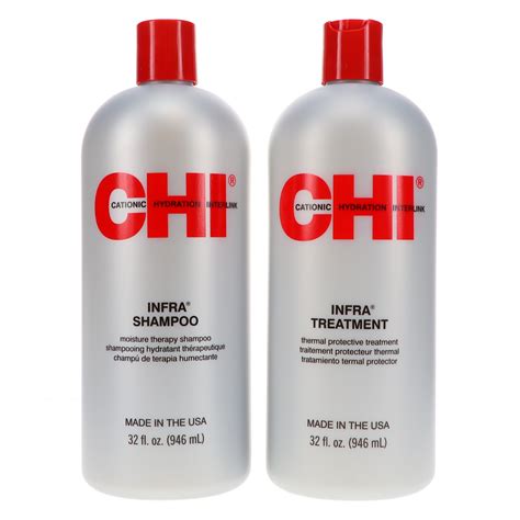 CHI Hair It Is Kit Infra Shampoo 32 oz & Infra Treatment 32 oz ...