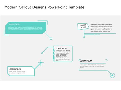 Modern Callout Boxes Powerpoint Templates Slidemodel