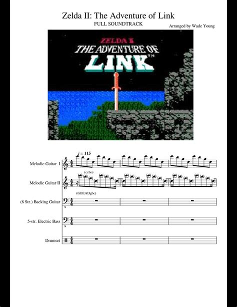 Baca novel si karismatik charlie wade : Zelda II: The Adventure of Link - Full Soundtrack sheet ...