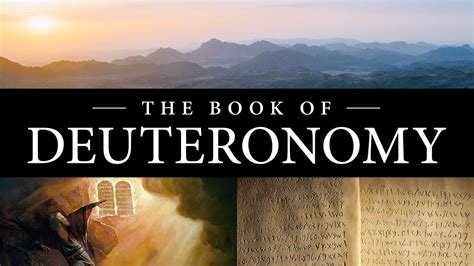 The Book Of Deuteronomy Isow