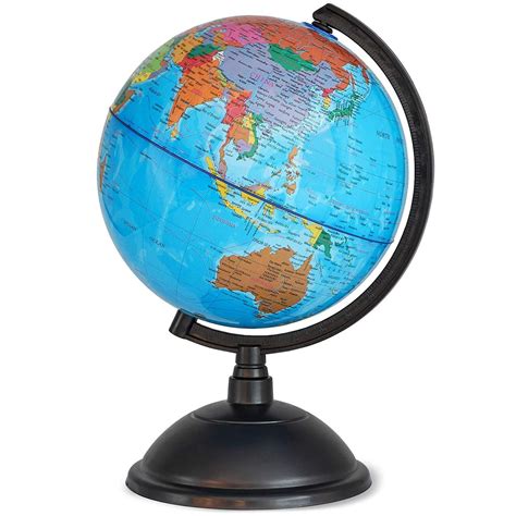 World Globe For Kids 8 Inch Globe Of World Perfect Spinning Globe For