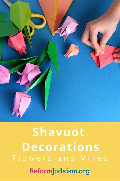 Try Your Hand At Making Some Shavuot Decorations As Well As Other