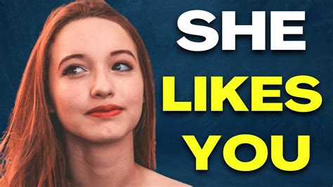 20 Signs A Girl Likes You But Is Trying Not To Show It Youtube